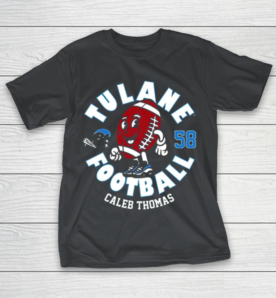 Tulane Green Wave Caleb Thomas 2023 NCAA Football Shirts