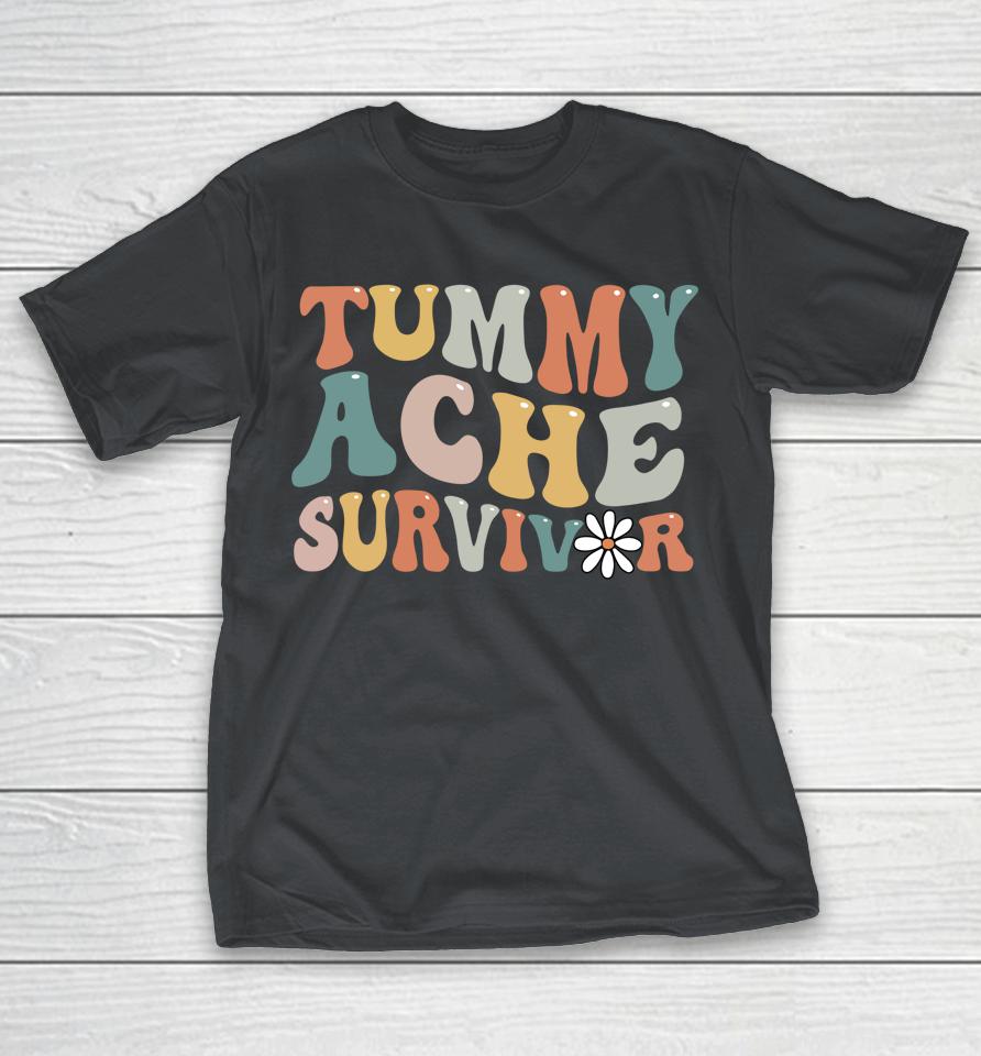 Tummy Ache Survivor Retro Shirts | WoopyTee
