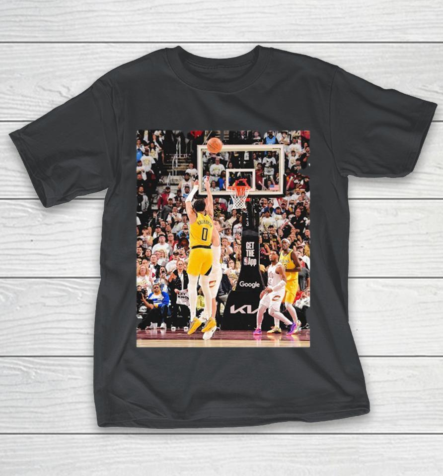 Tyrese Haliburton Indiana Pacers 2025 NBA Game Frames Shirts