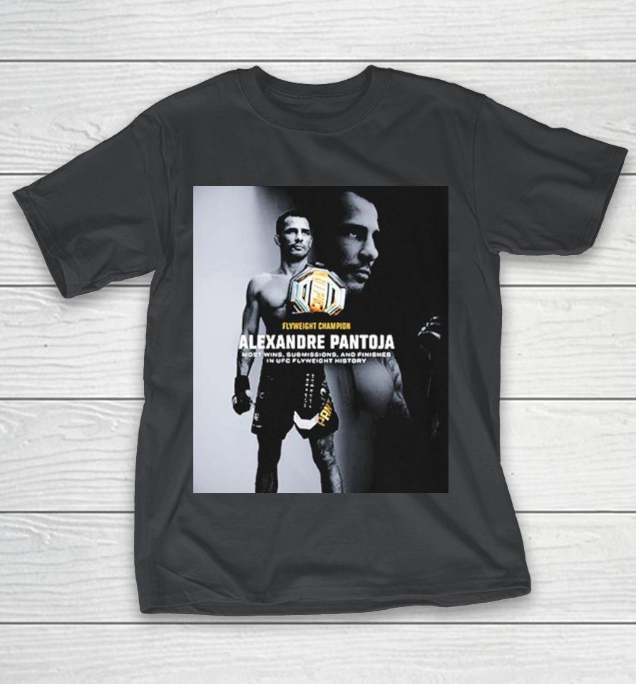 UFC Alexandre Pantoja Flyweight Champion Most Wins Submissions And Finishes In UFC Flyweight History Shirts