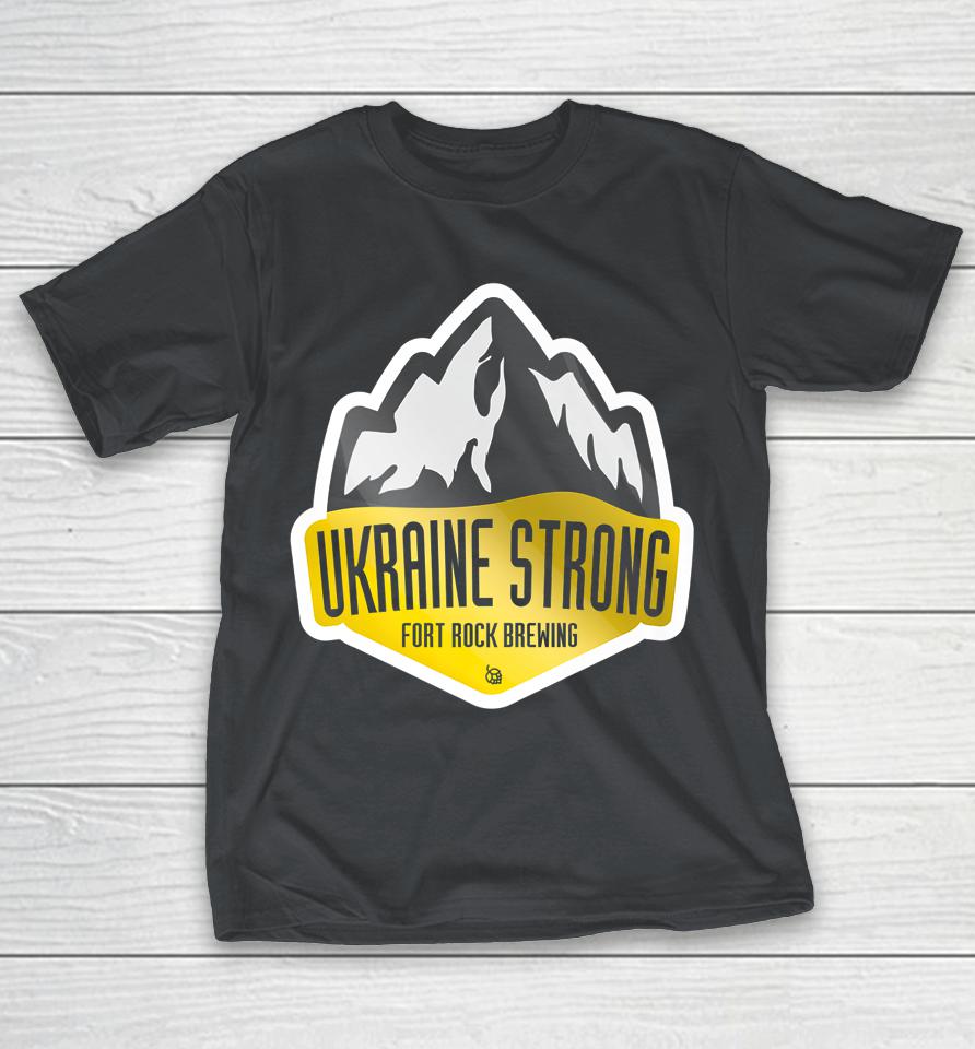 Ukraine Strong Fort Rock Brewing Shirts