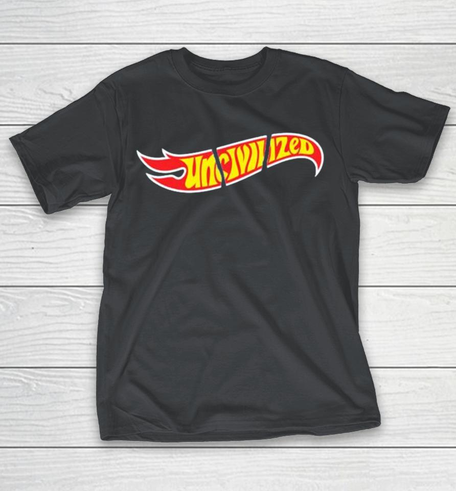 Uncivilized Hot Wheels Logo Shirts