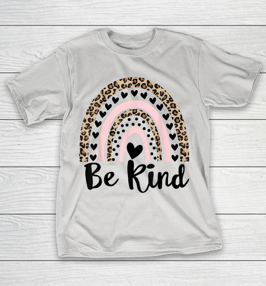 Unity Day Orange Tee Shirt Anti Bullying Leopard Rainbow Be Kind Shirts