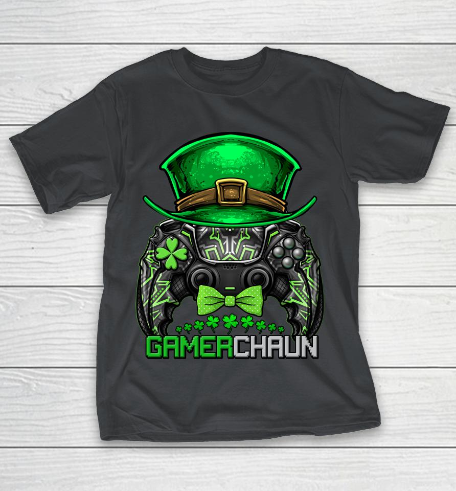 Video Gamer Leprechaun Gamers St Patrick's Day Gamerchaun Shirts