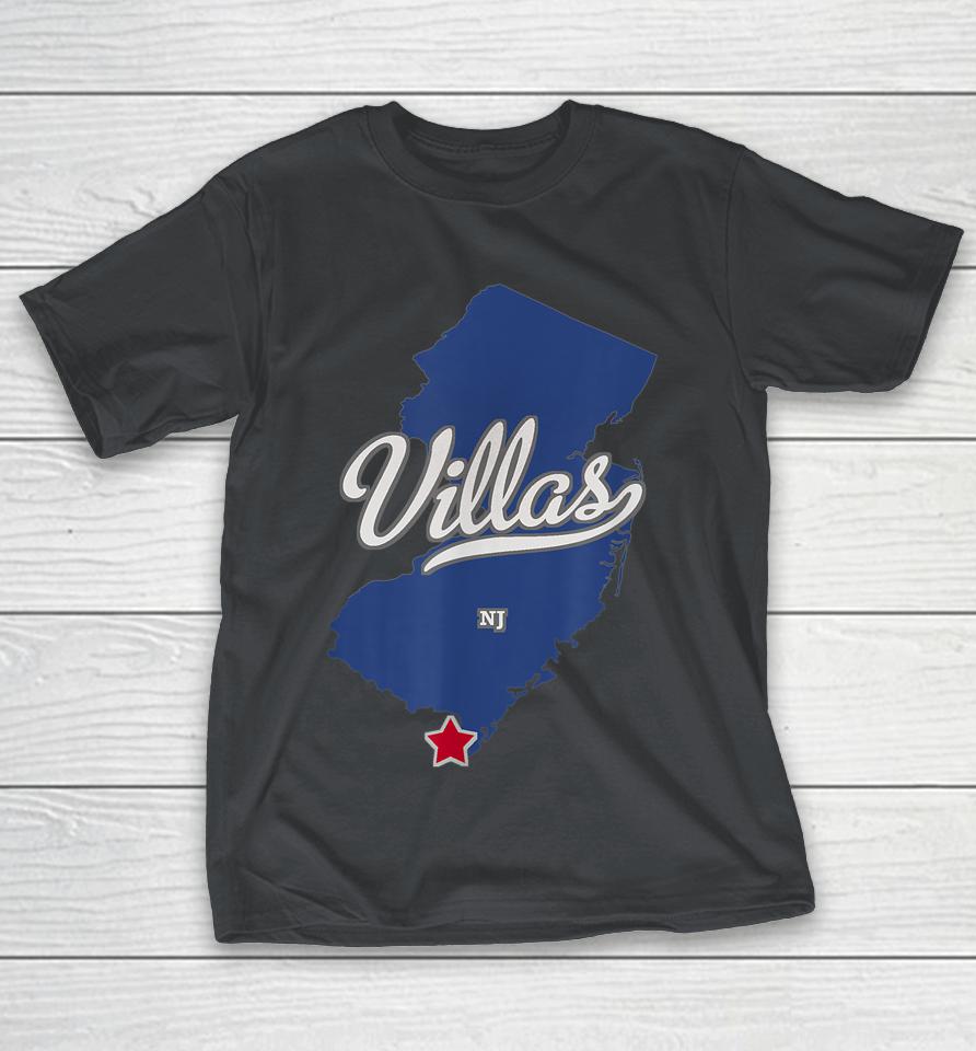 Villas New Jersey NJ Map Shirts WoopyTee