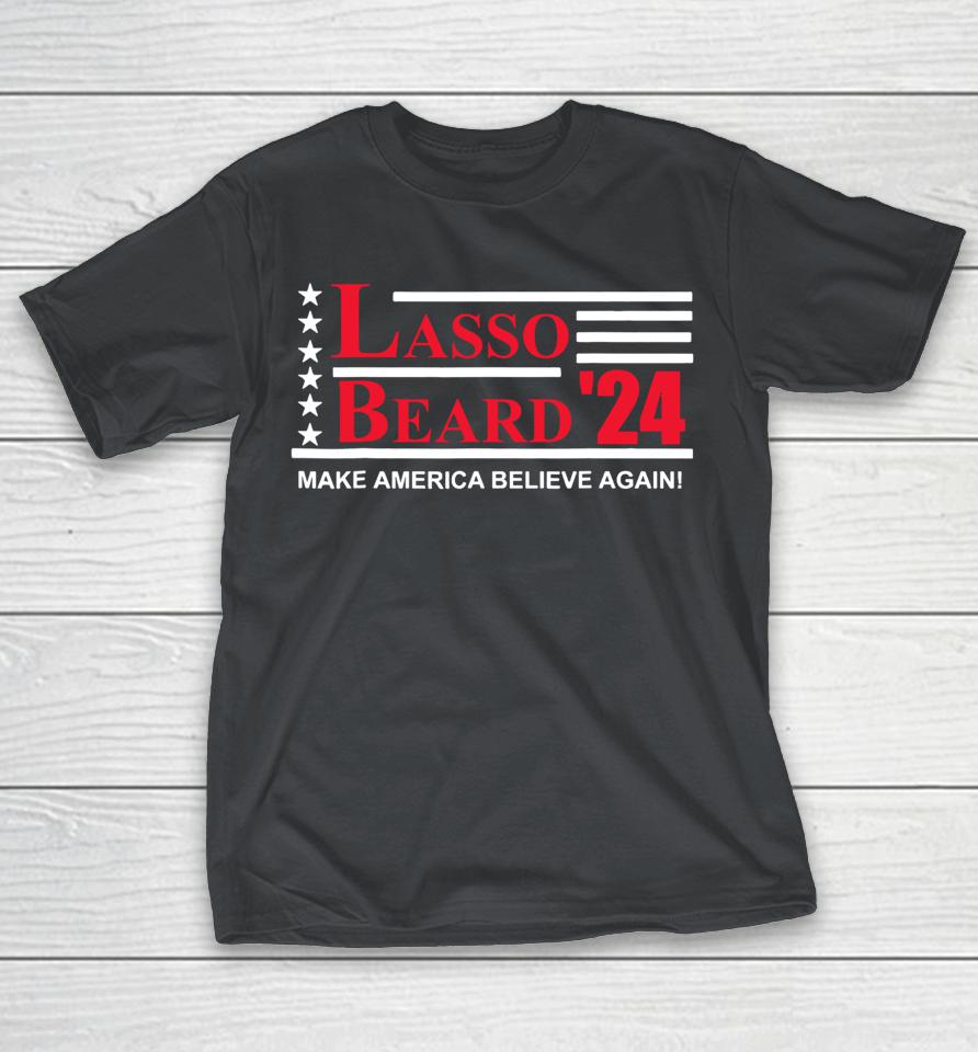 Vintage Retro Lasso Beard 2024 Election Funny Election 24 Shirts