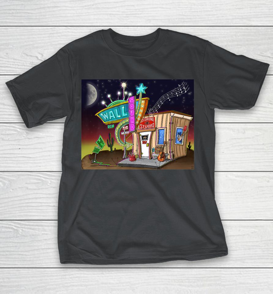 Wall Of Sound Cartoon Building Shirts