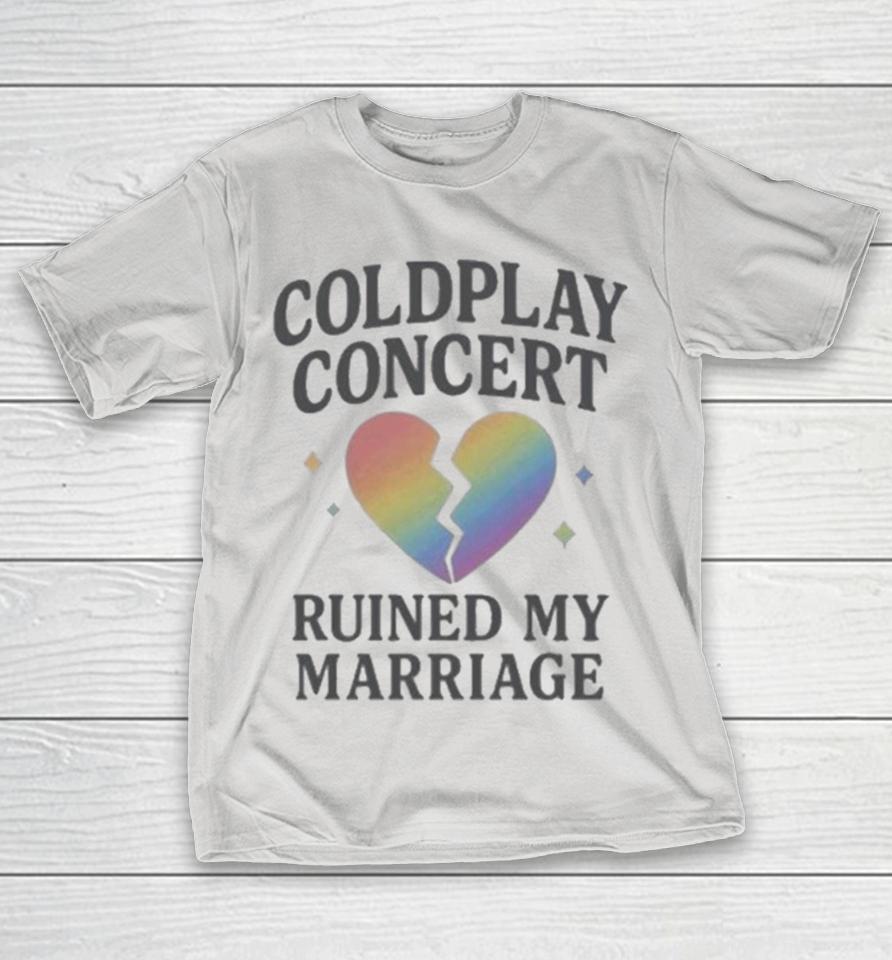 Andy Byron Coldplay Concert Ruined My Marriage Heart Broken Shirts