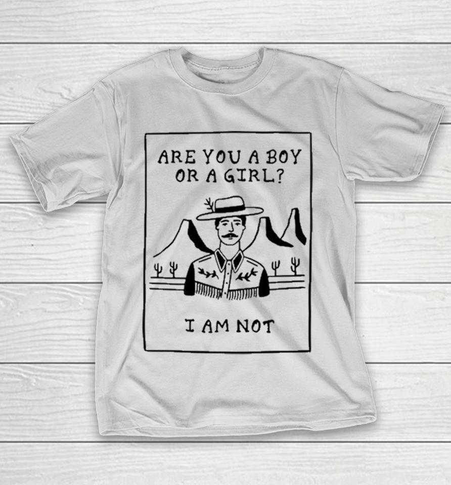 Are You A Boy Or A Girl I Am Not Shirts