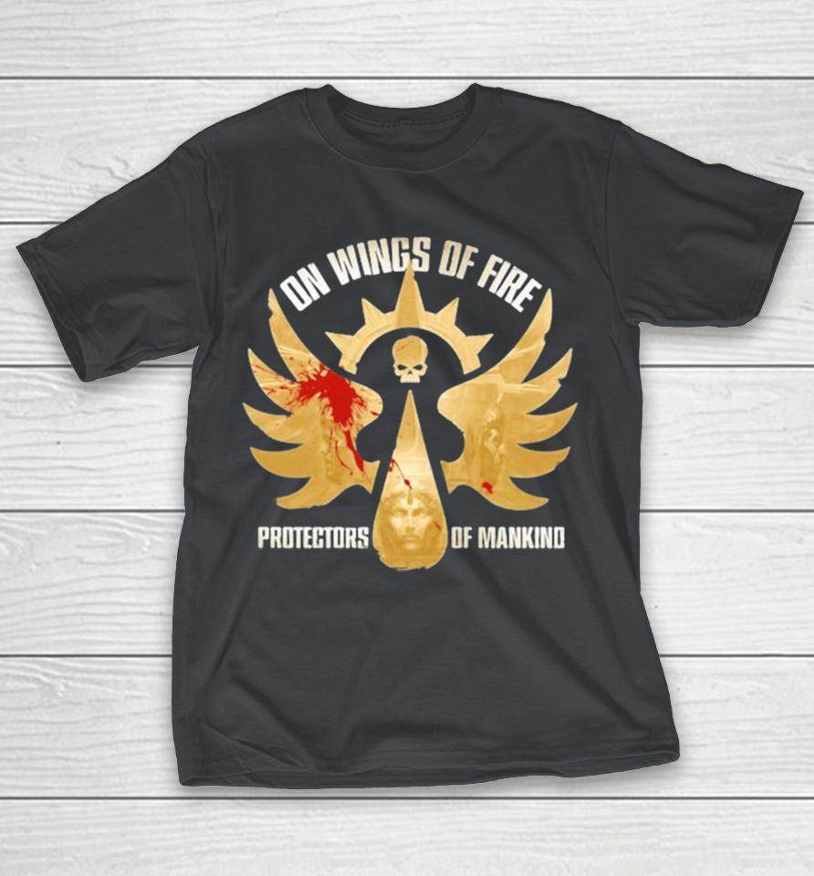 Warhammer Blood Angels On Wings Of Fire Protectors Of Mankind Shirts