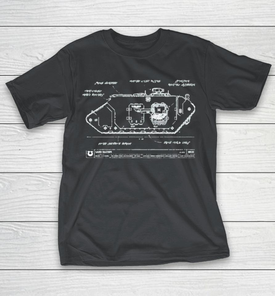 Warhammer Ultramarines Land Raider Shirts
