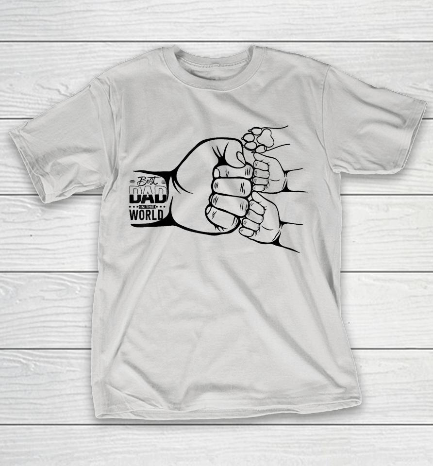 Fish bump dad of three Shirt Best Dad in the world Shirt Happy Father’s Day Shirts