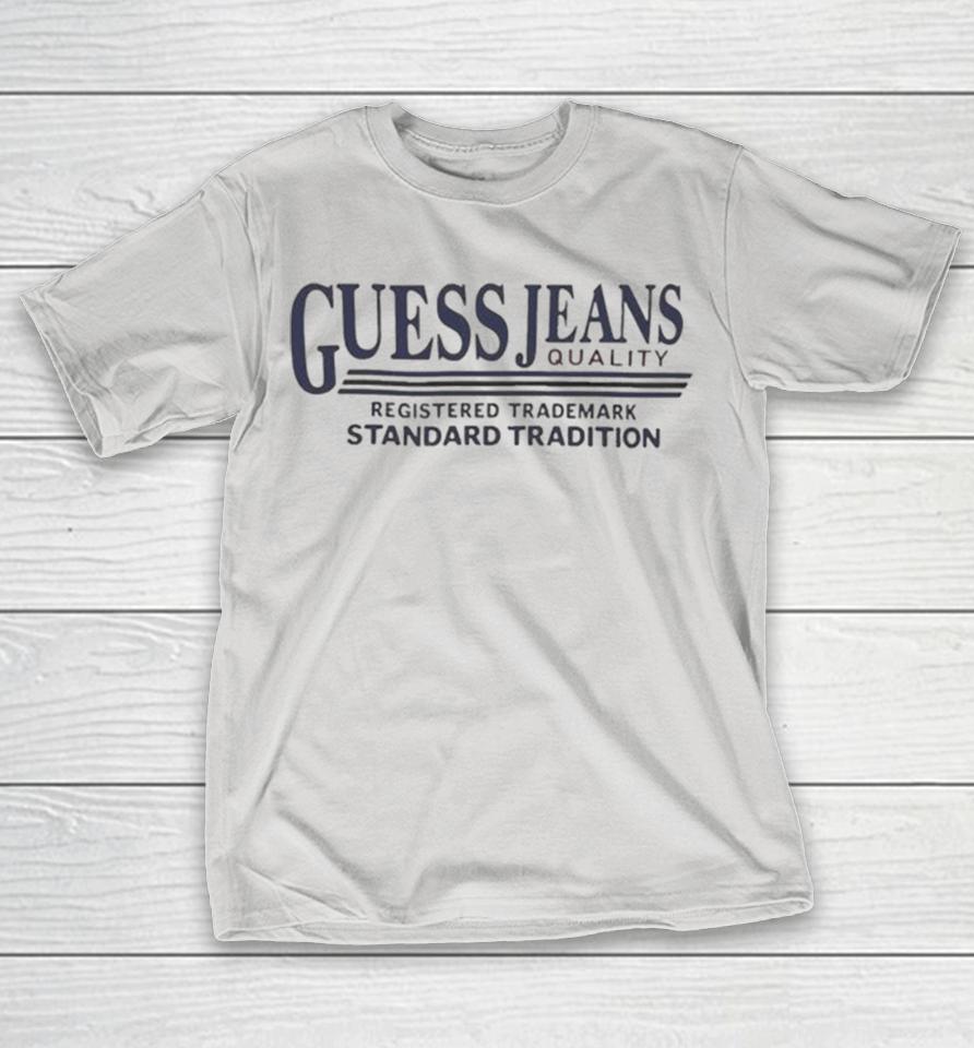 Guess Jeans Registered Trademark Standard Tradition Shirts