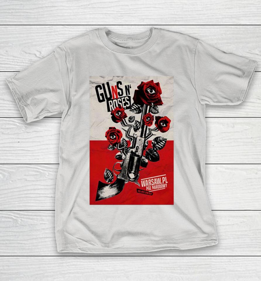 Guns N’ Roses Shows Warsaw, PL July 12 2025 Eyes Shirts