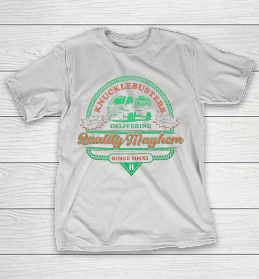 Hoonigan KnuckleBusters Quality Mayhem Speed Delivery Shirts