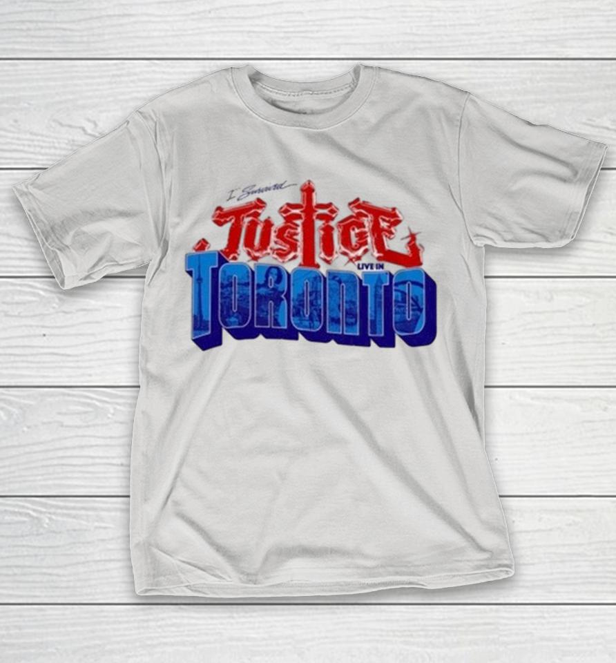 I Survived Justice Live In Toronto Shirts