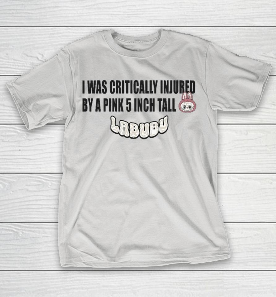 I Was Critically Injured By A Pink 5 Inch Tall Labubu Shirts
