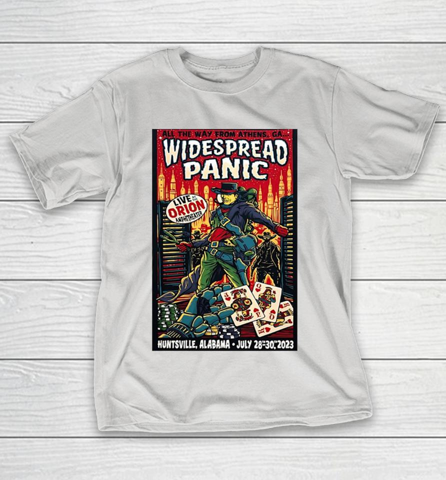 Widespread panic 2023 tour Huntsville AL art poster design Shirts