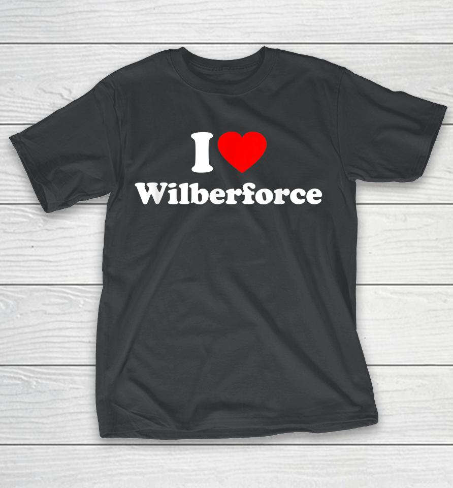 Wilberforce Love Heart College University Alumni Shirts WoopyTee