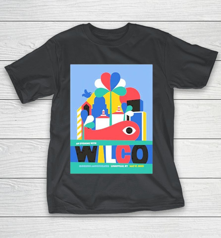 Wilco Louisville Kentucky 2025 Gig Live At Iroquois Amphitheater On May 17 2025 Shirts