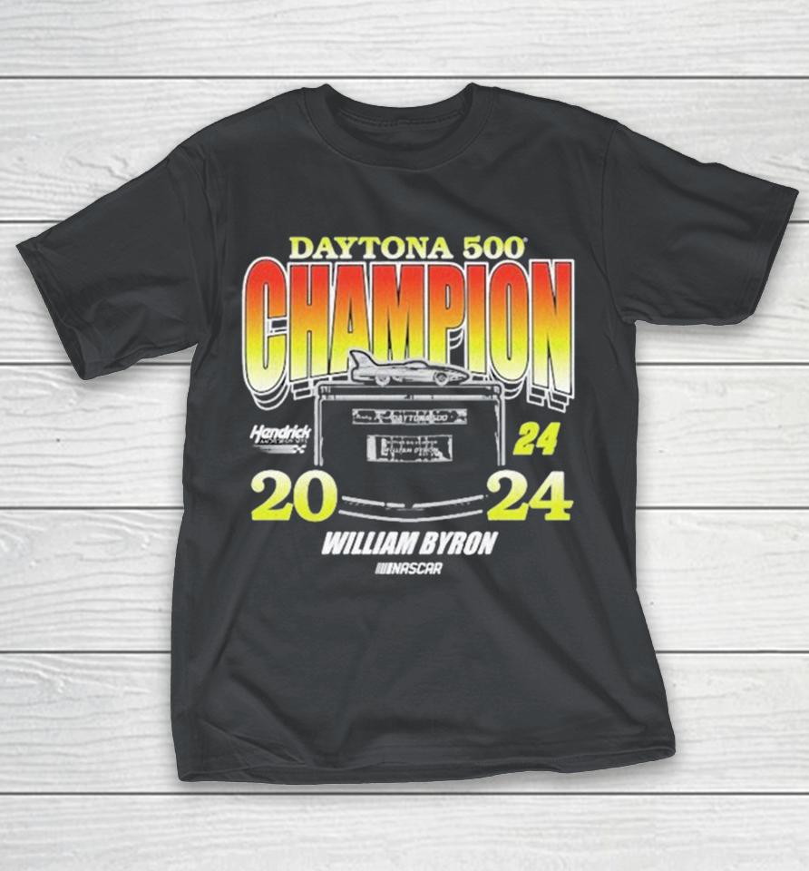 William Byron #24 2024 Daytona 500 Champion Winner Hendrick Motorsports Nascar Shirts