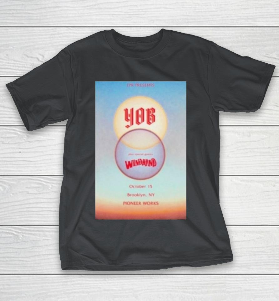 Windhand Brooklyn October 15 2025 Tour Shirts