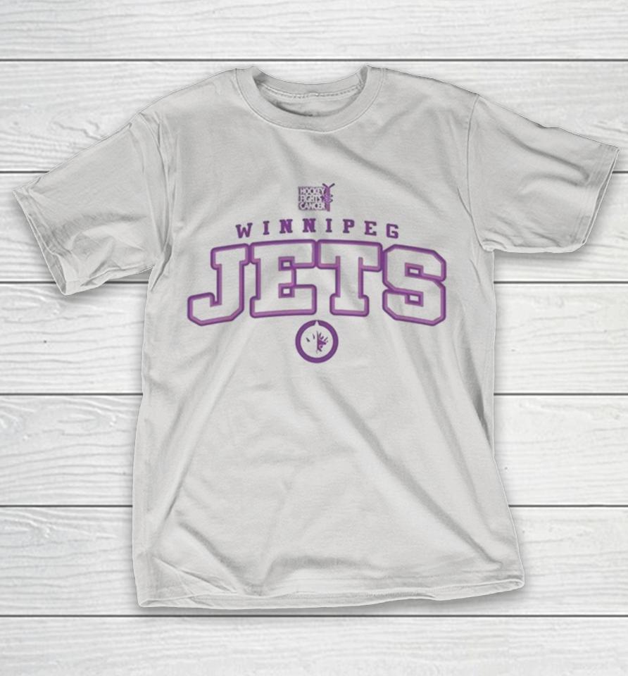 Winnipeg Jets Levelwear Hockey Fights Cancer Richmond t Shirts | WoopyTee
