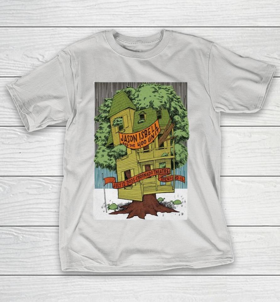 Jason Isbell And The 400 Unit July 12 2025 Coronado Theatre In Rockford IL Tour Shirts