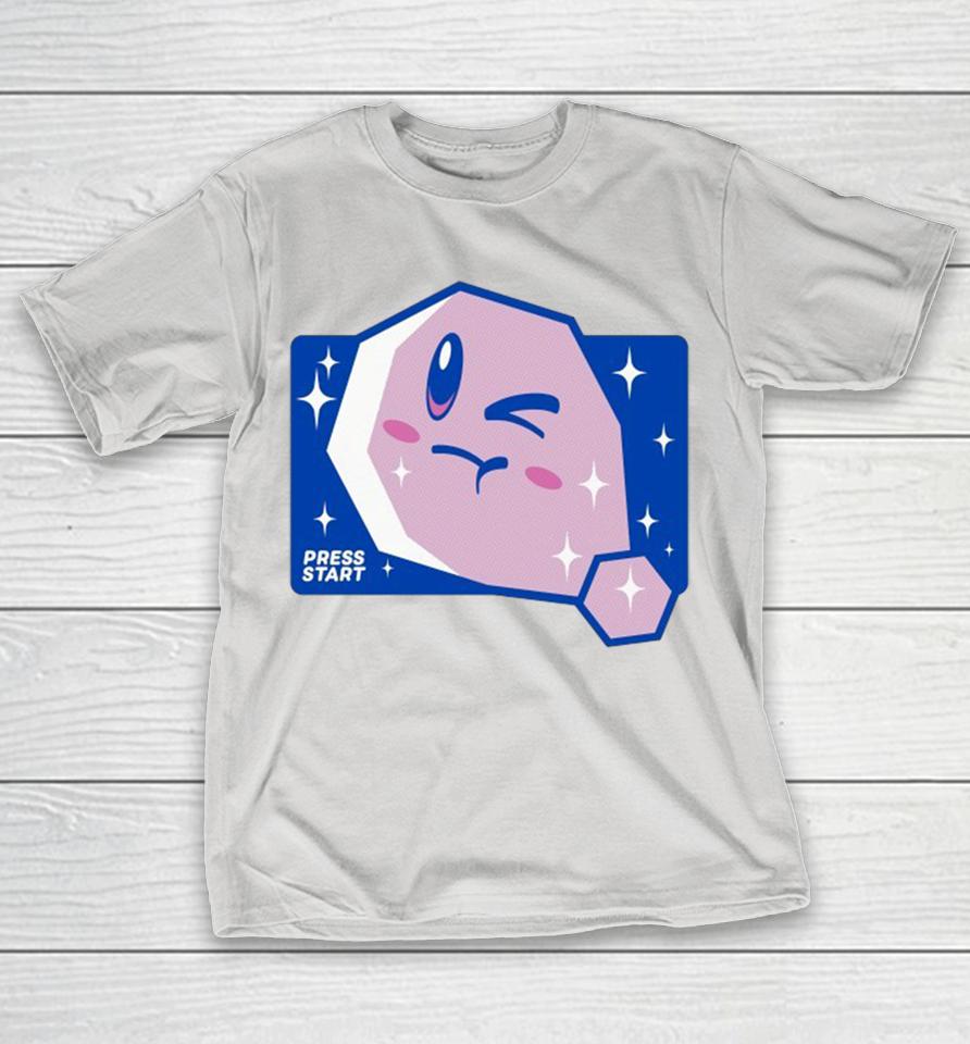 Kirby Press Start Cute 64 Shirts