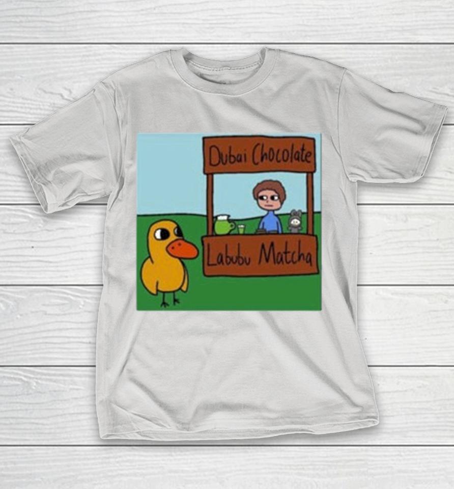 Labubu Matcha Dubai Chocolate Shirts