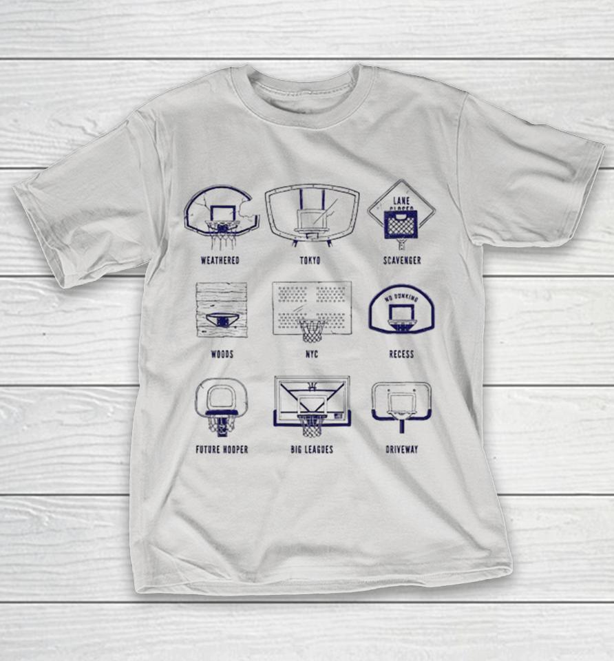 Local Hoops Weathered Tokyo Scavenger Woods Nyc No Dunking Recess Future Hooper Big Leagues Driveway Backboard Shirts