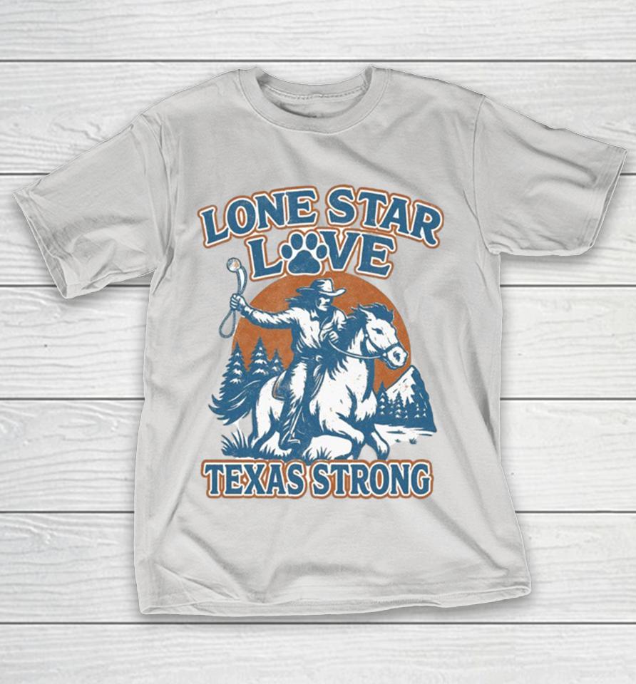 Lone Star Love Texas Strong Cowboy Shirts