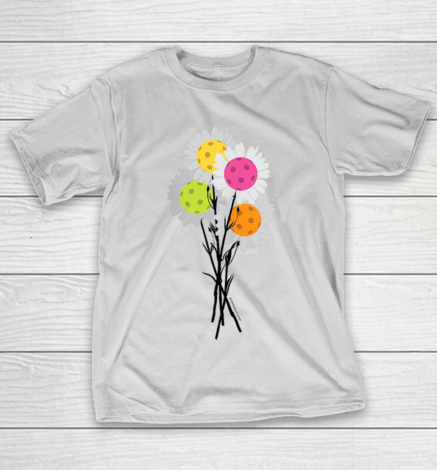 Mother's Day Pickleball Flower Bouquet Spring Valentine's Shirts