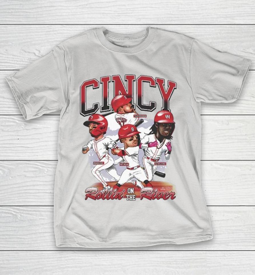 Official Cincinnati Reds Cincy Rollin’ On The River Shirts