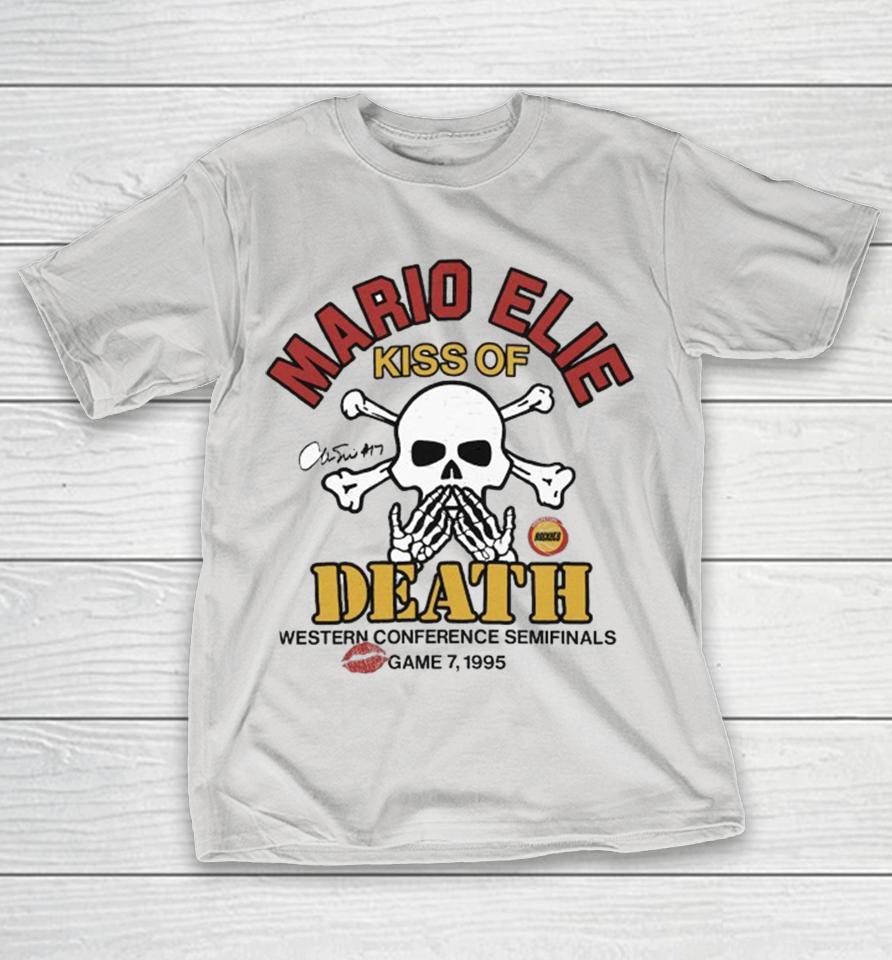 Official Houston Rockets Mario Elie Kiss Of Death Western Conference Semifinals Game 7 1995 Shirts