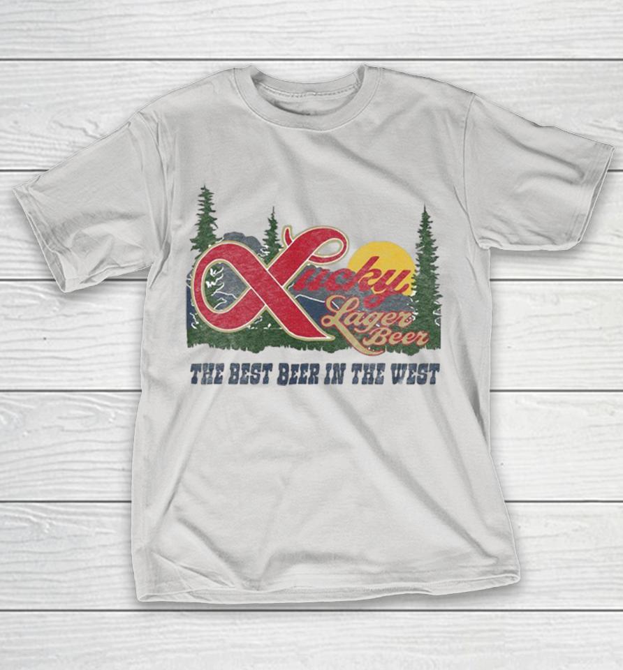 Official Lucky Lager The Best Beer In The West Shirts