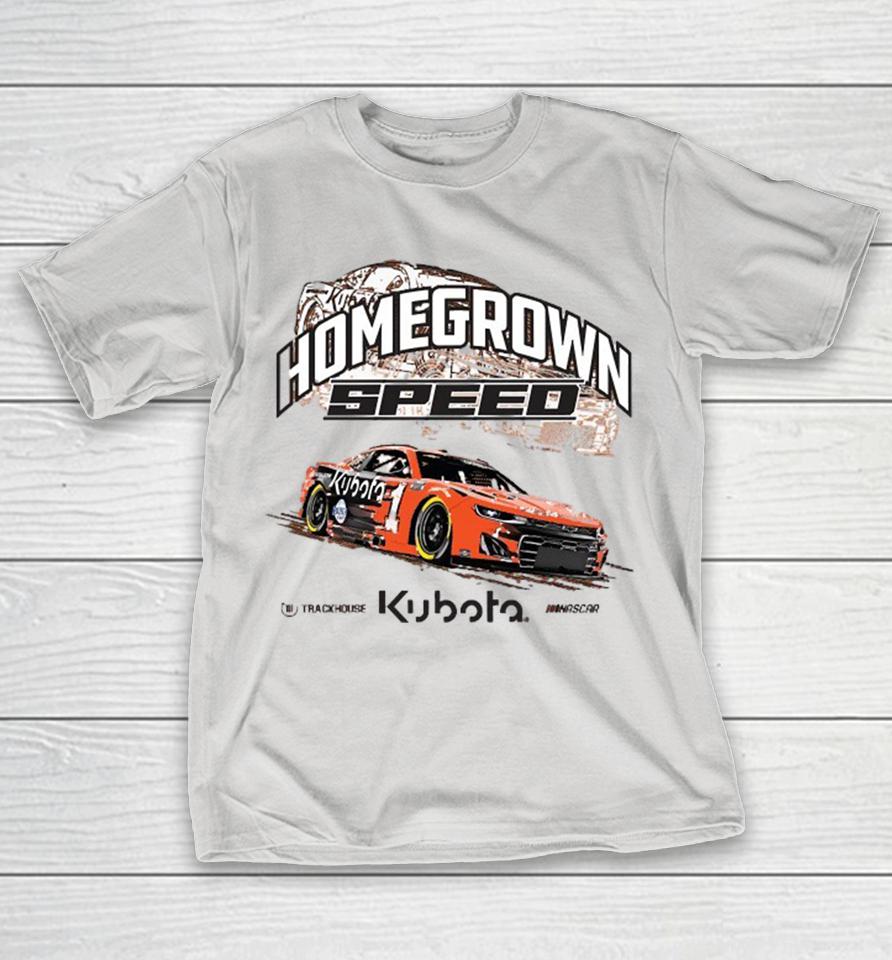 Official Ross Chastain #1 Kubota Homegrown Speed Trackhouse Nascar Shirts