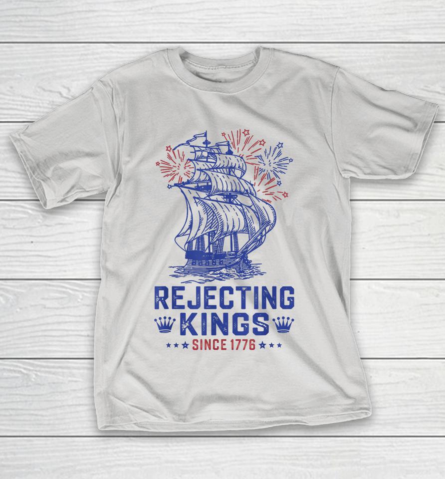 Rejecting Since 1776 American Flag USA 4th Of July Shirts