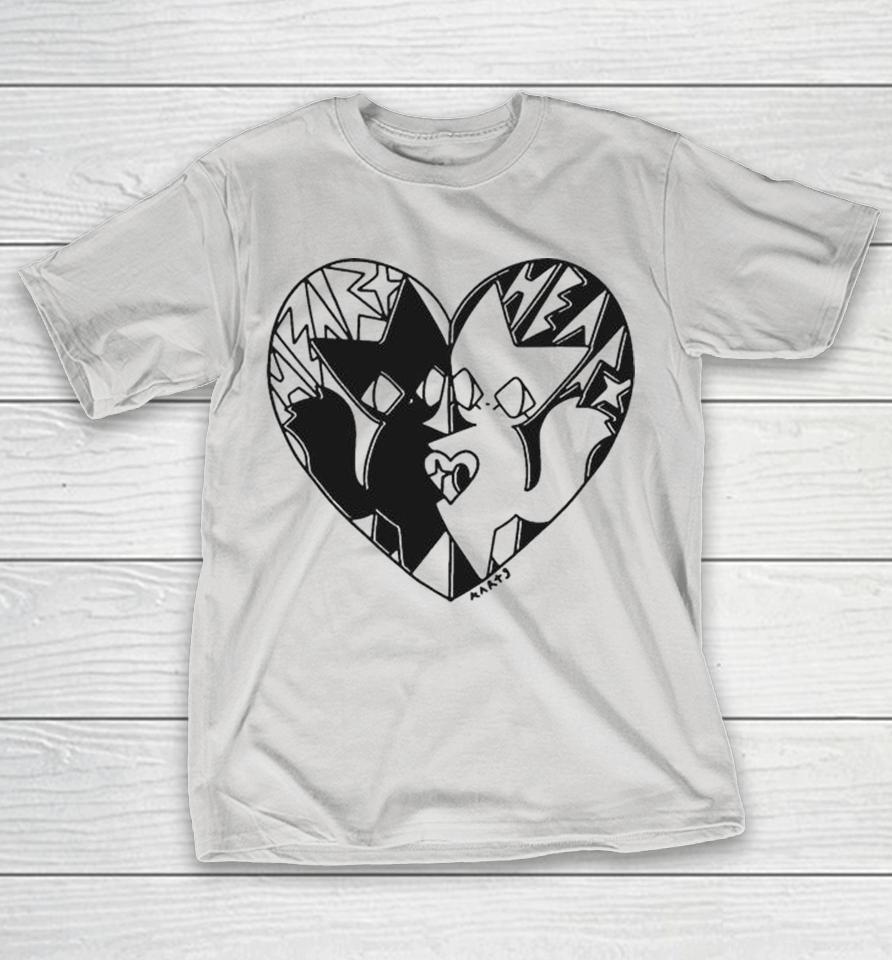 Silly Cats In Love Sharing A Heart To Heart Kart9 Shirts
