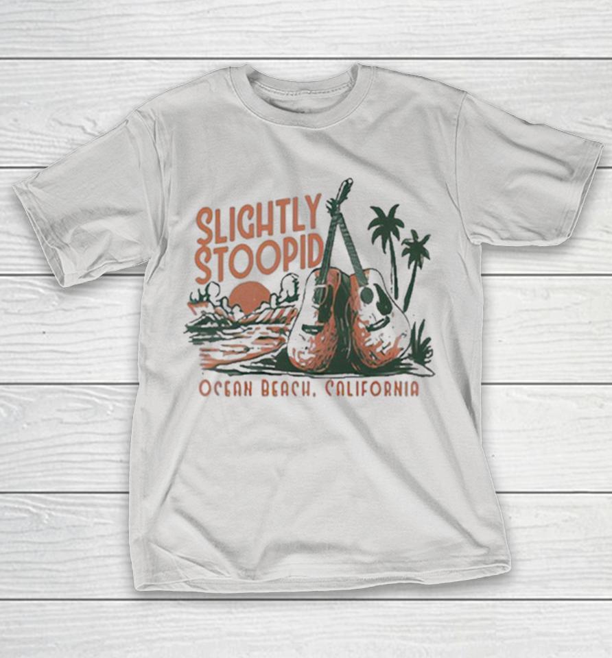 Slightly Stoopid Ocean Beach California Acoustic Beach Athletic Guitar Shirts