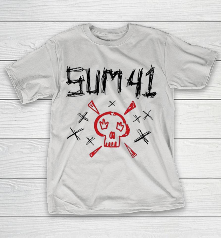 Sum 41 Sketch Logo Skull Shirts