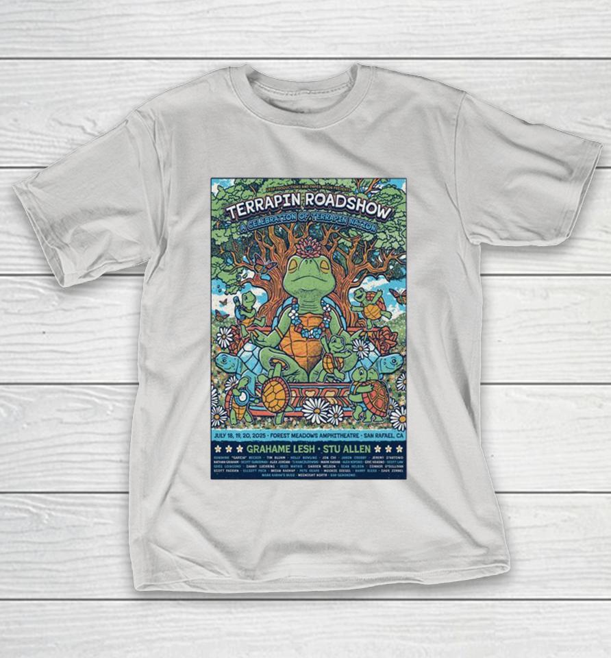 Terrapin Roadshow at Forest Meadows Amphitheatre 18-20 July 2025 Turtle Shirts