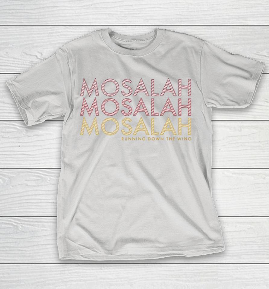 The Anfield Wrap Mo Salah Running Down The Wing Liverpool Shirts