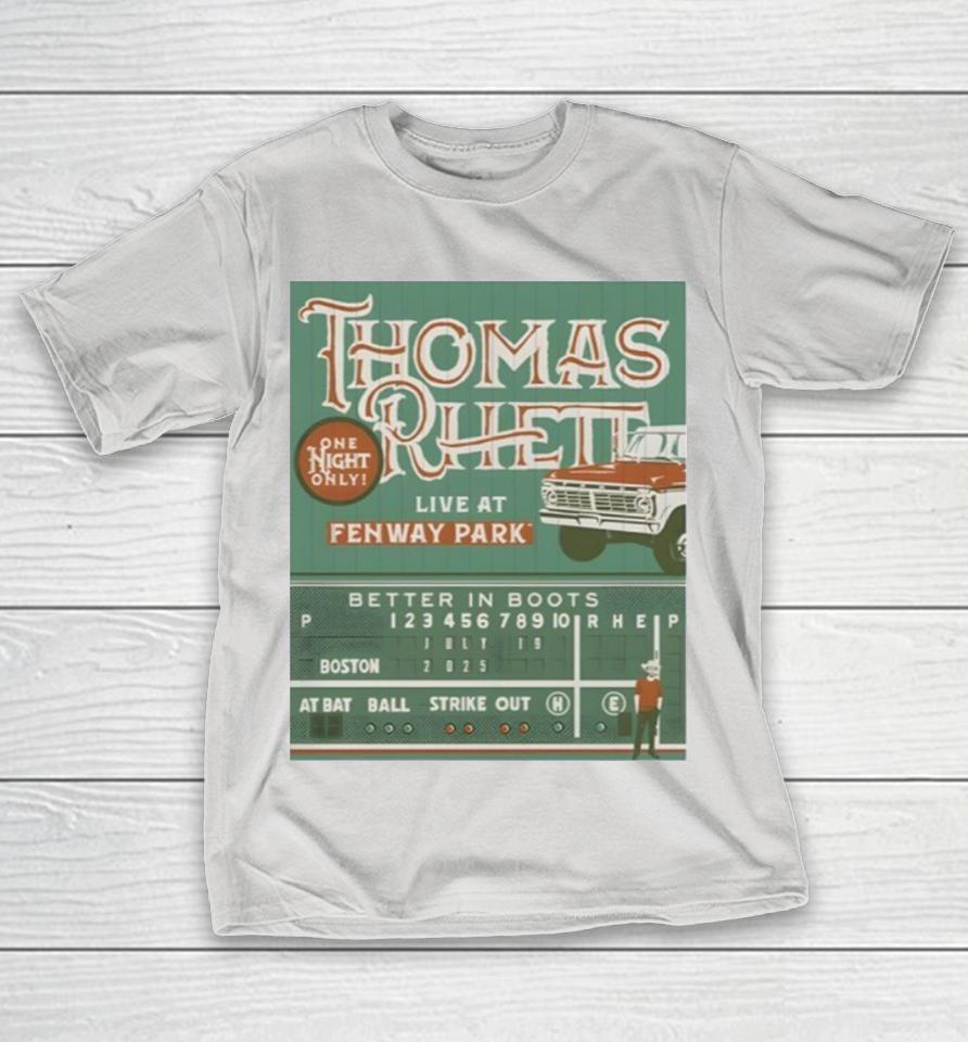 Thomas Rhett Concert Fenway Park At Boston MA Jul 19 2025 Shirts