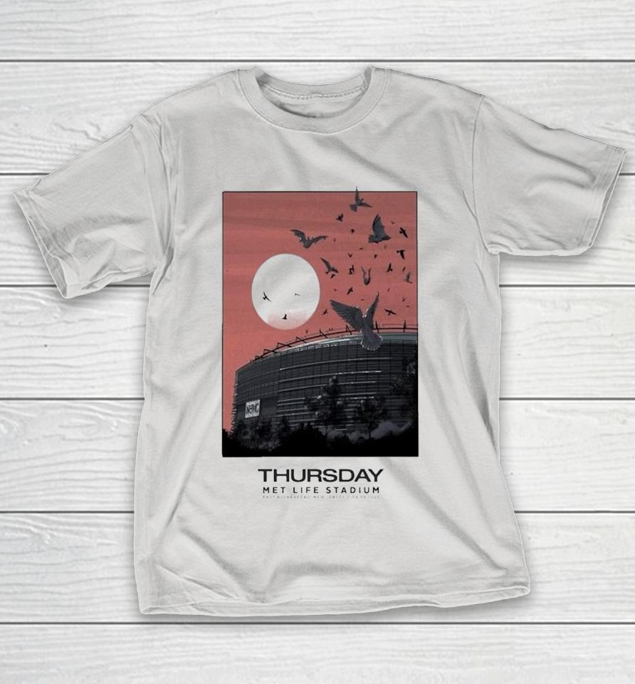 Thursday Band MetLife Stadium In New Jersey NJ 8-9-2025 Shirts