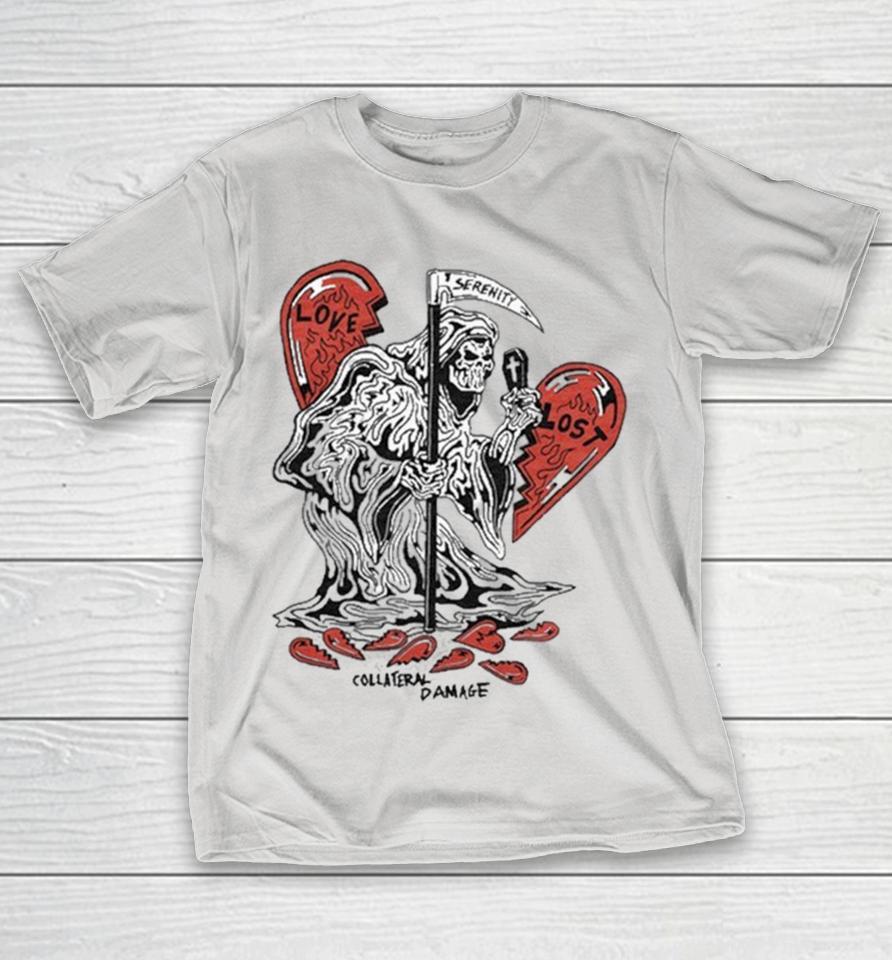 Warren Lotas Love Lost Grim Reaper Heart Broken Shirts