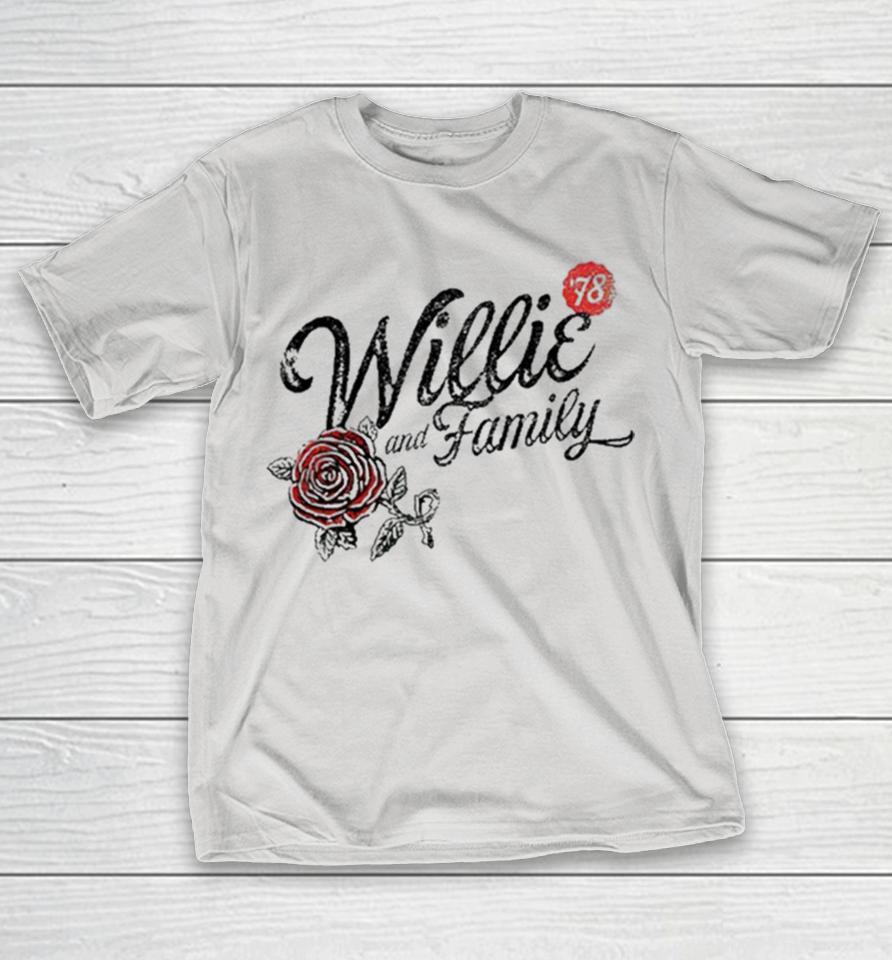 Willie Nelson Willie And Family ’78 Roses Shirts